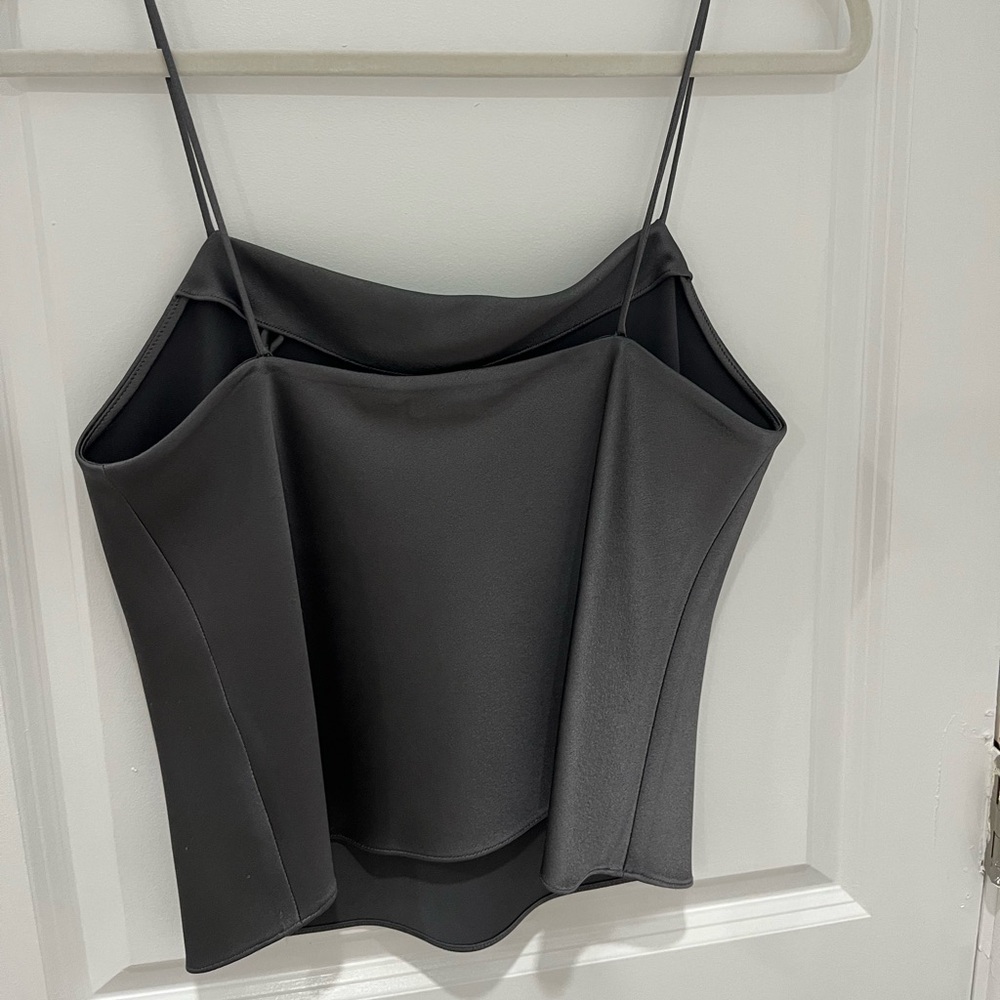 Alice + Olivia Grey Silk Camisole - Picture 3 of 4